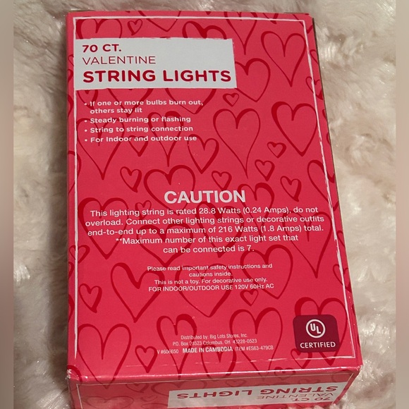 Valentine String Lights - Picture 3 of 3